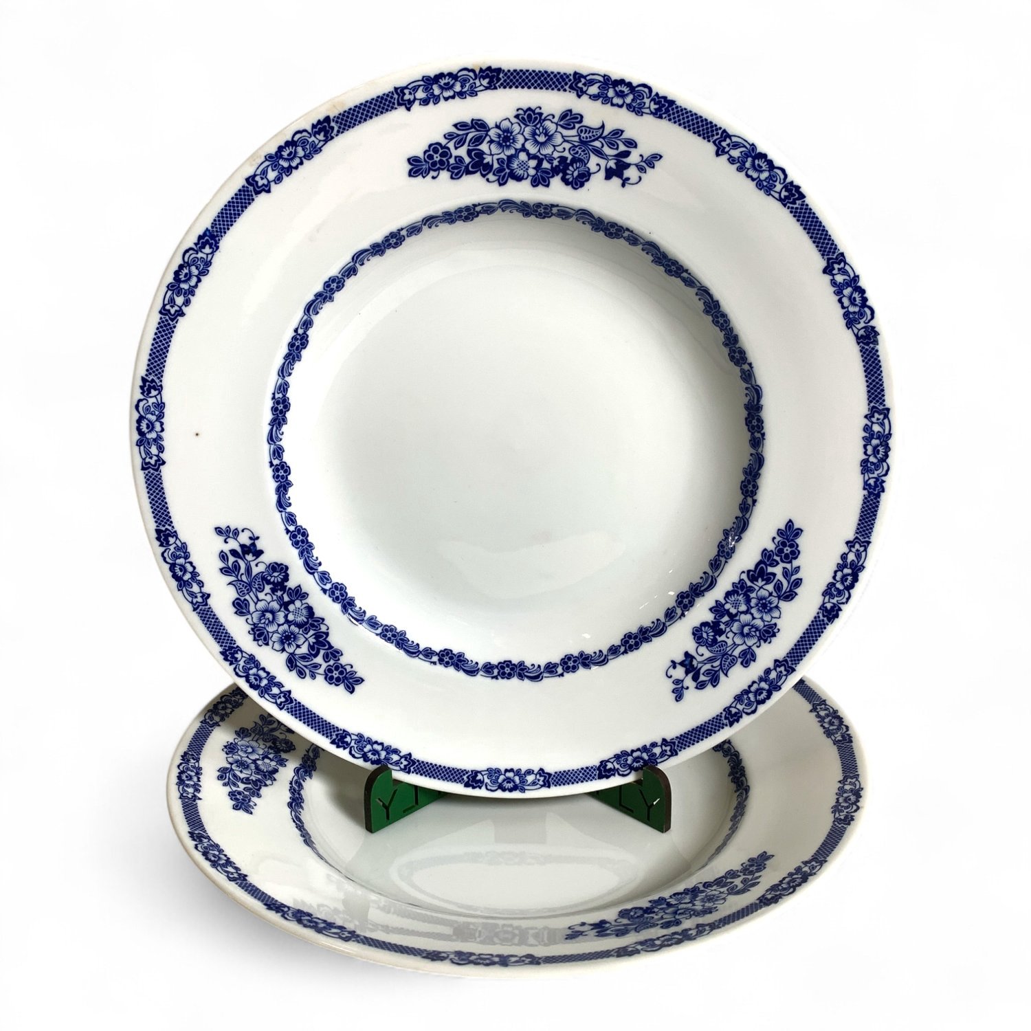 Kronach Bavaria Else Djup Tallrik 2st Stämplad Hansa Vintage