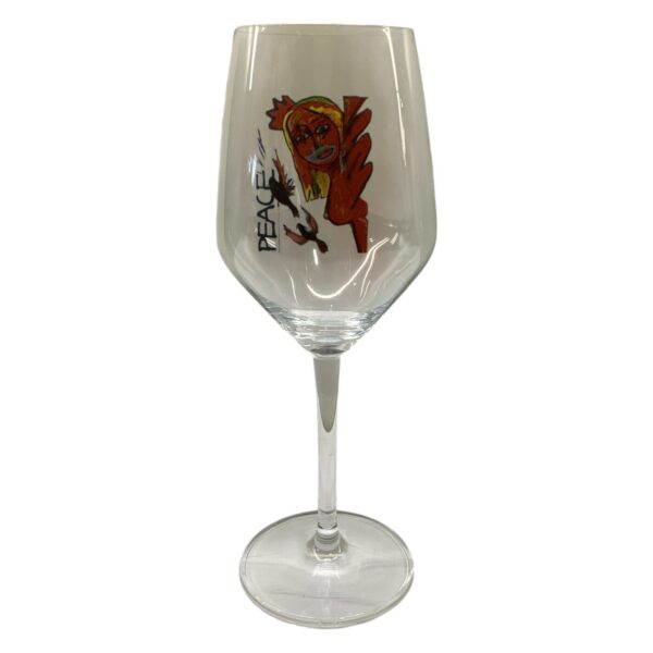 Carolina Gynning Scream Peace Vitvinsglas Design Vin Glas