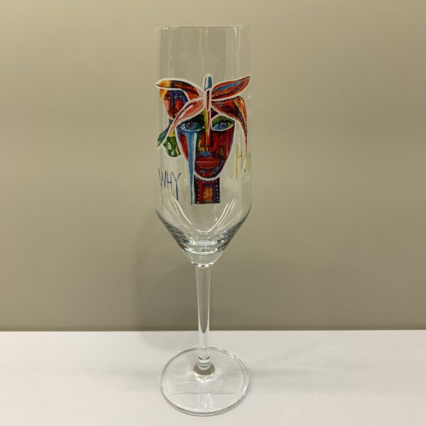 Carolina Gynning Butterfly Messenger IV Champagneglas Design Glas