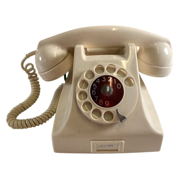 Telefon Televerket Schema Röd Fingerskiva Retro 60-tal Inredning Retro Vintage