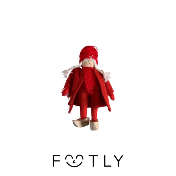 Tomteflicka Tomte Flicka Figur Tomtefigur Julpynt Julsaker Jul