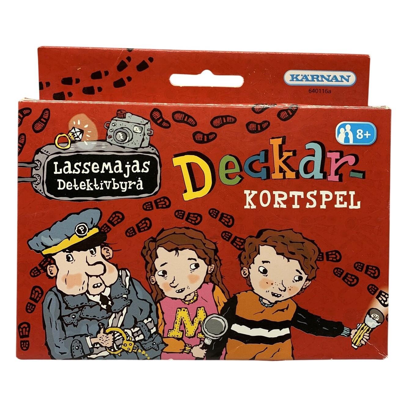 Kärnan Lassemajas Detektivbyrå Deckarkortspel Kortspel Barn 8+ 2-4 Spelare