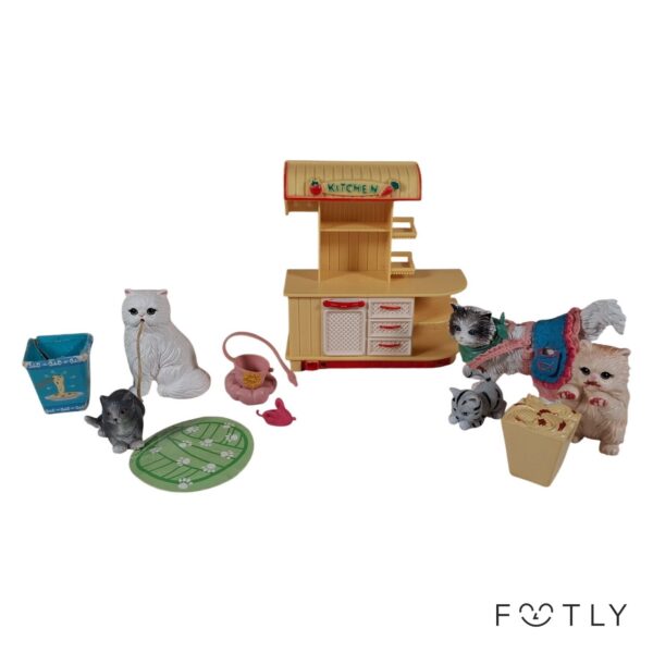 Schleich Kattfigurer Kök Tillbehör Djur Leksaker Germany Toys Leksak Katt Katter