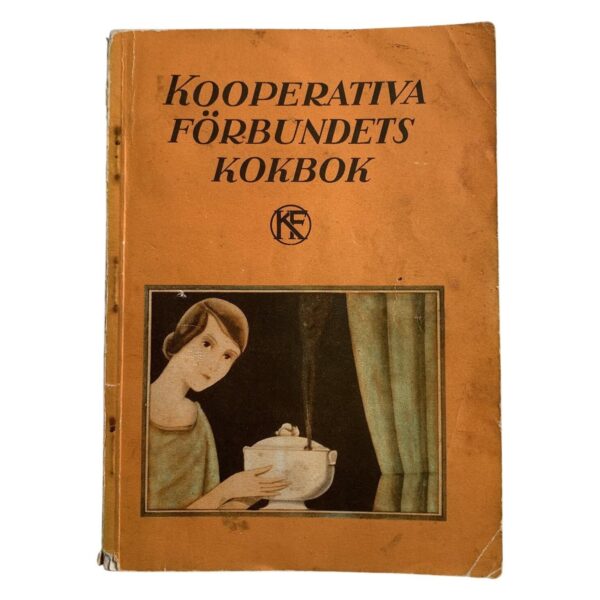 Antik Kokbok Kooperativa Förbundets Kokbok Vintage 1928 Recept Bok Antique