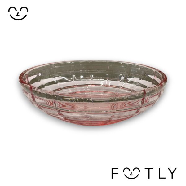 Glasskål Rosa Vintage Skål 18,5cm