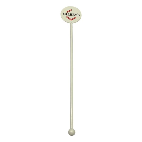 Gilbey's Drinkpinne Vit Plast Retro Bar Gilbeys Samlarpryl