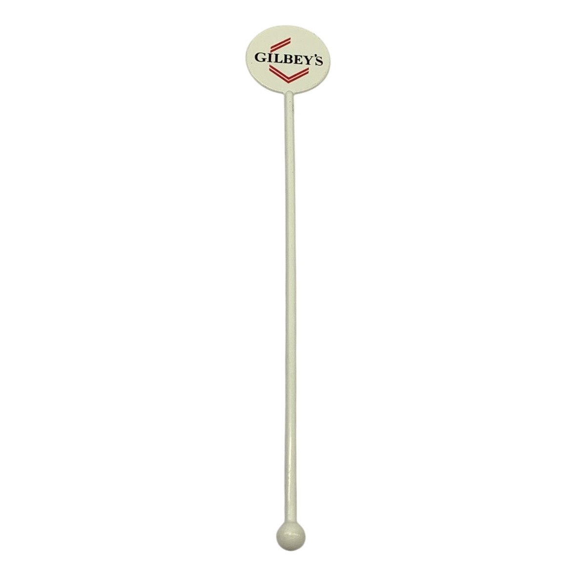 Gilbey's Drinkpinne Vit Plast Retro Bar Gilbeys Samlarpryl