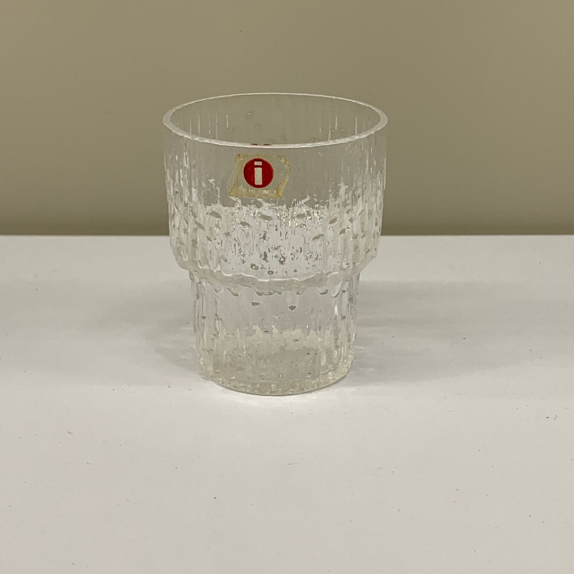 Iittala Paadar Snapsglas Tapio Wirkkala Design 6cm