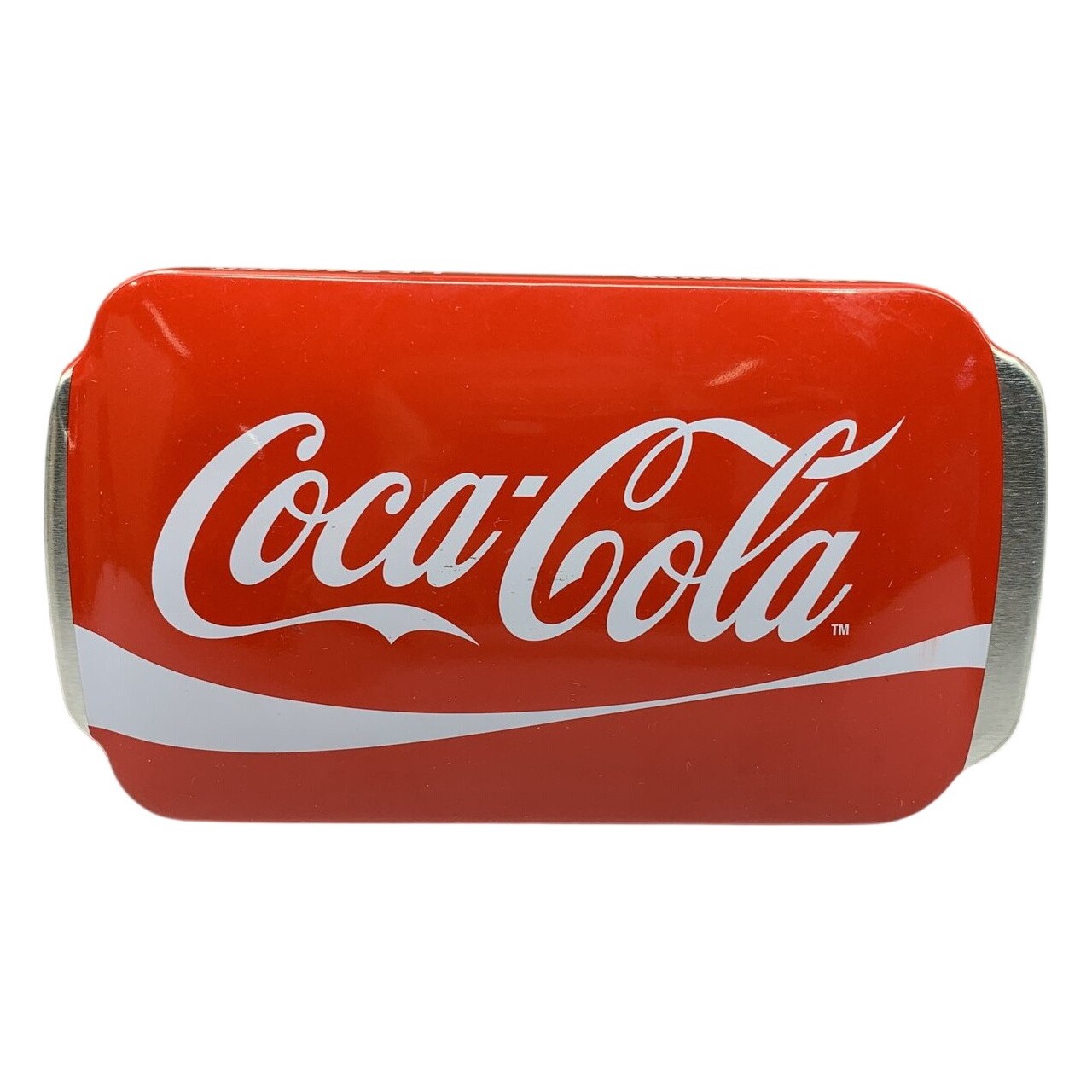 Coca-Cola Lip Smacker Plåtask Röd Retro Samlarburk Metall Coca Cola Cocacola
