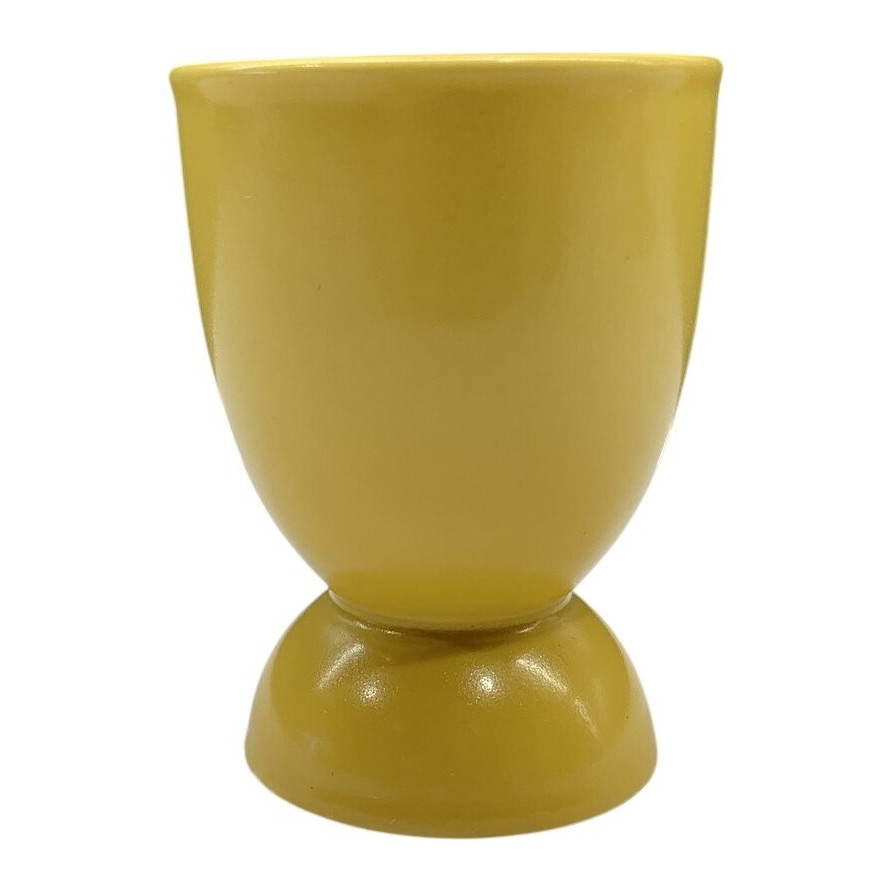 Höganäs Keramik Äggkopp Gul Keramik Retro Sverige Design Made in Sweden Vintage