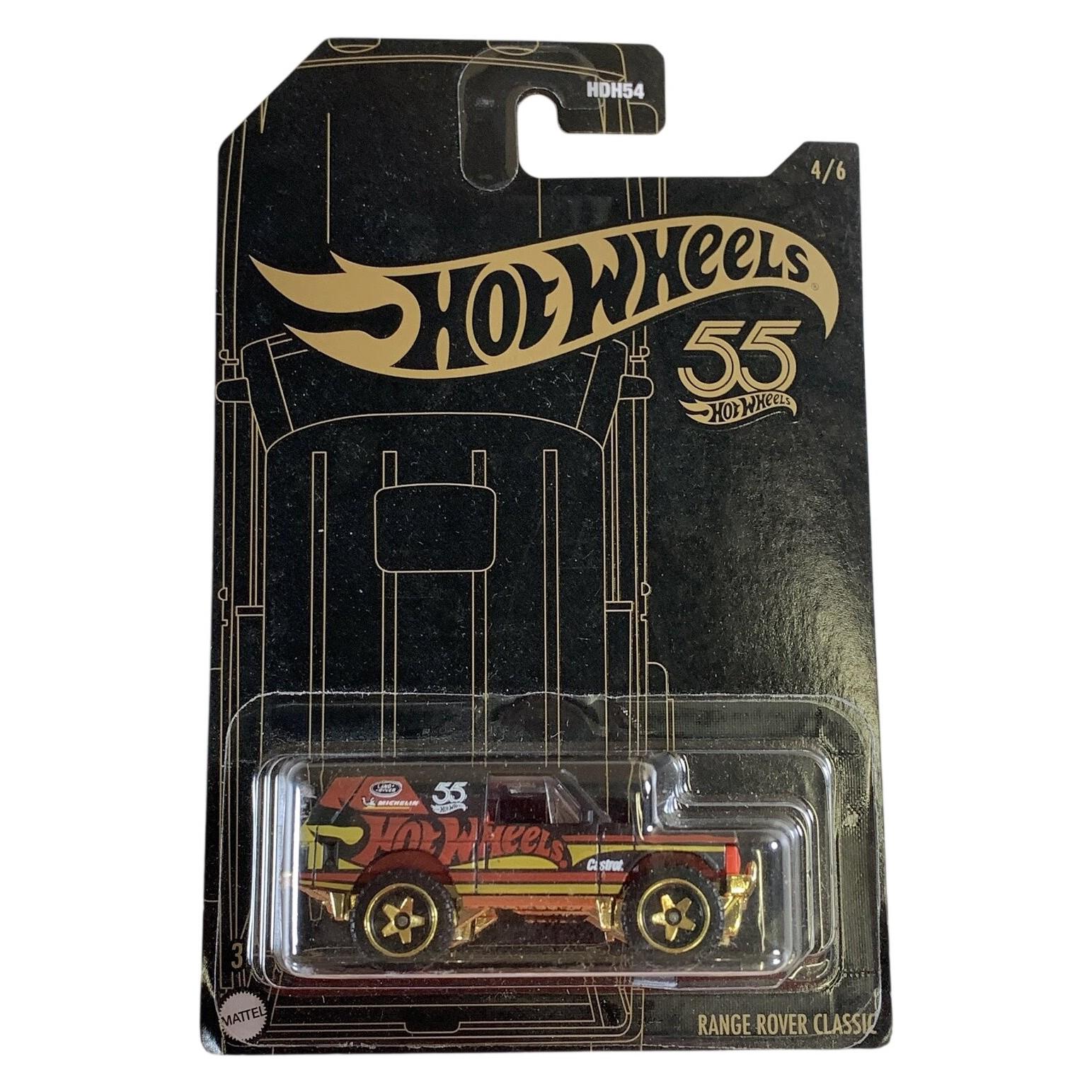 Hot Wheels Range Rover Classic HDH54 55 År Bilmodell Samlarbil Ny Inpackad