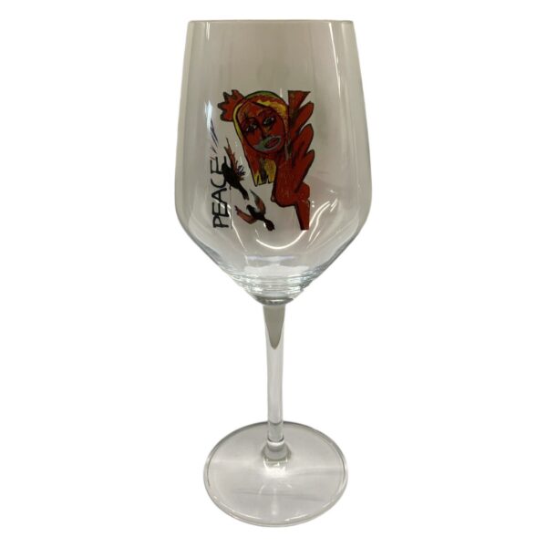 Carolina Gynning Scream Peace Vitvinsglas Design Vin Glas