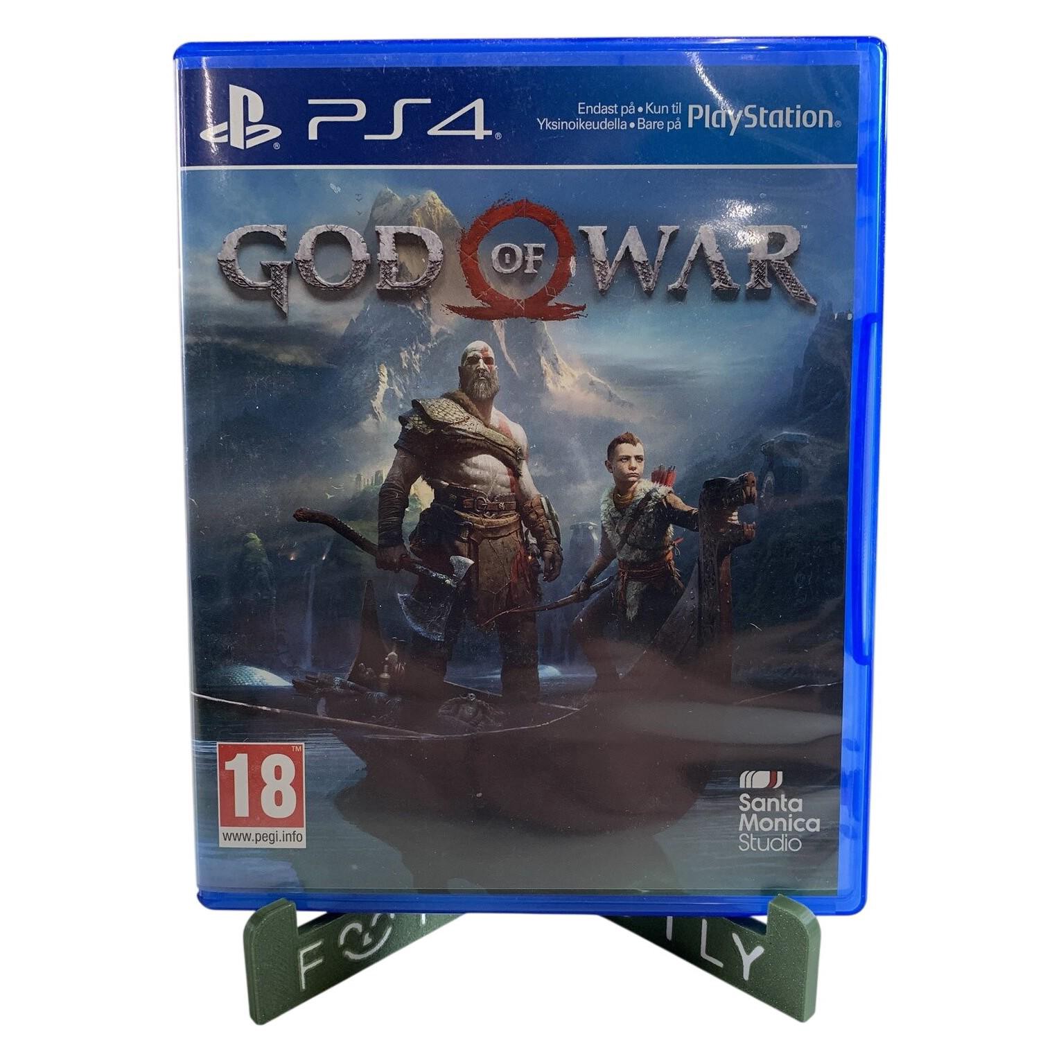 PS4 God Of War Spel Action Äventyr Sony PlayStation 4 TV-Spel