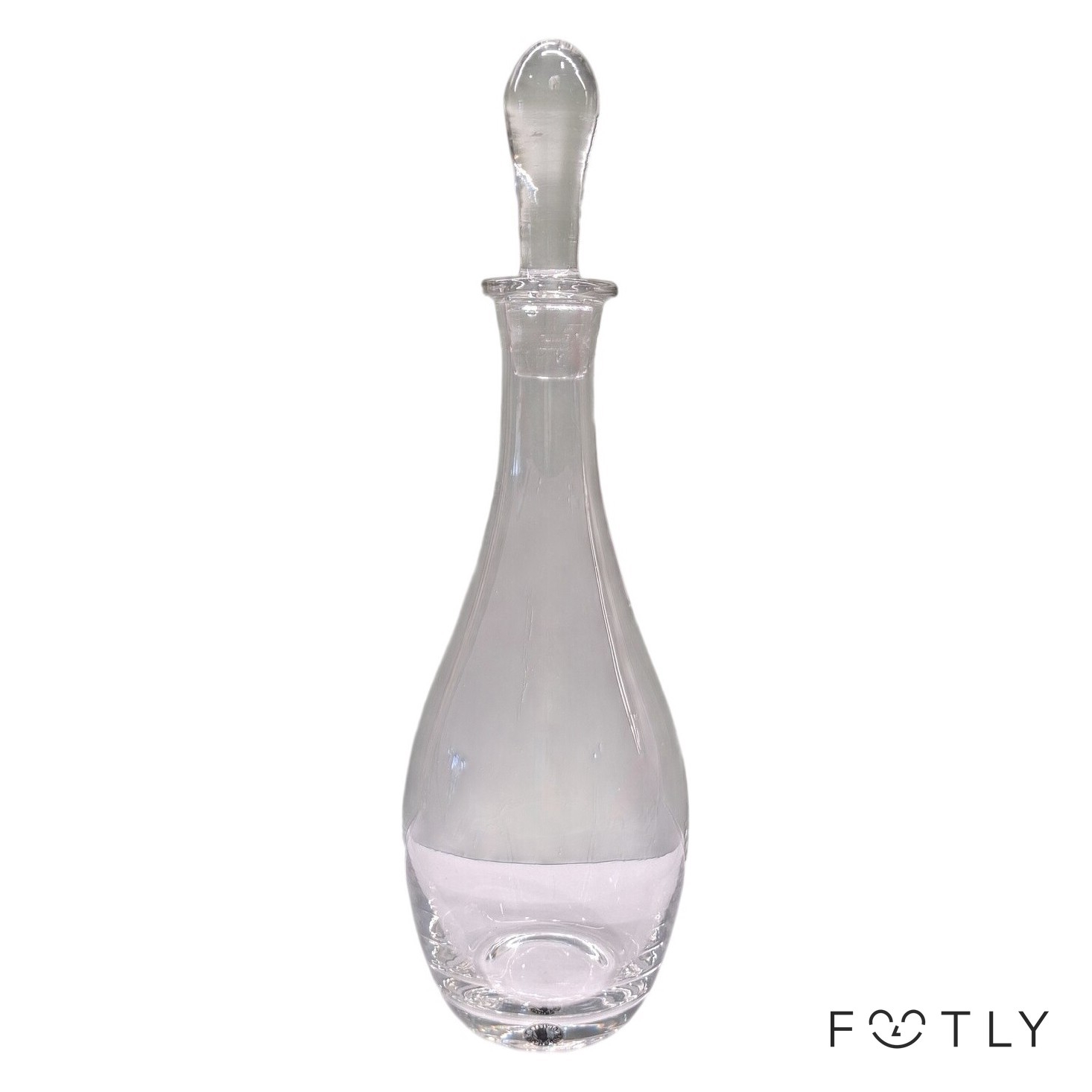 IKEA Karaff Glas Klar Med Propp Handmade Quality