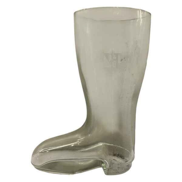 Stövelglas 0,4L Ölglas Glasstövel Transparent Unik Design Ölglas