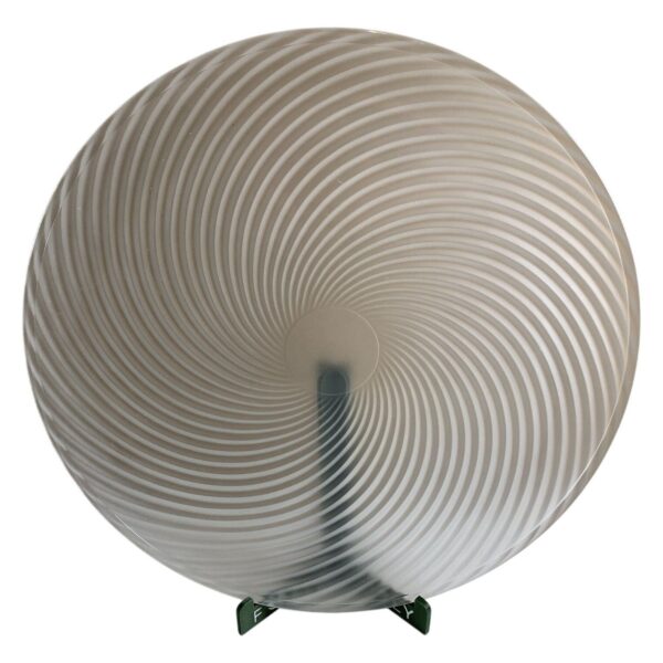 Fat Glas Spiral Mönster Transparent Modern Design