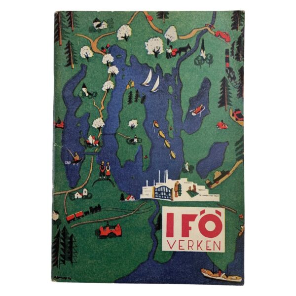 Ifö Verken Broschyr Vintage Informationshäfte Bok Industri Historia Samlarobjekt