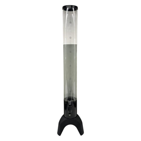 Dryckesdispenser 3 Liter Plast Svart Transparent Med Kran Fest Servering