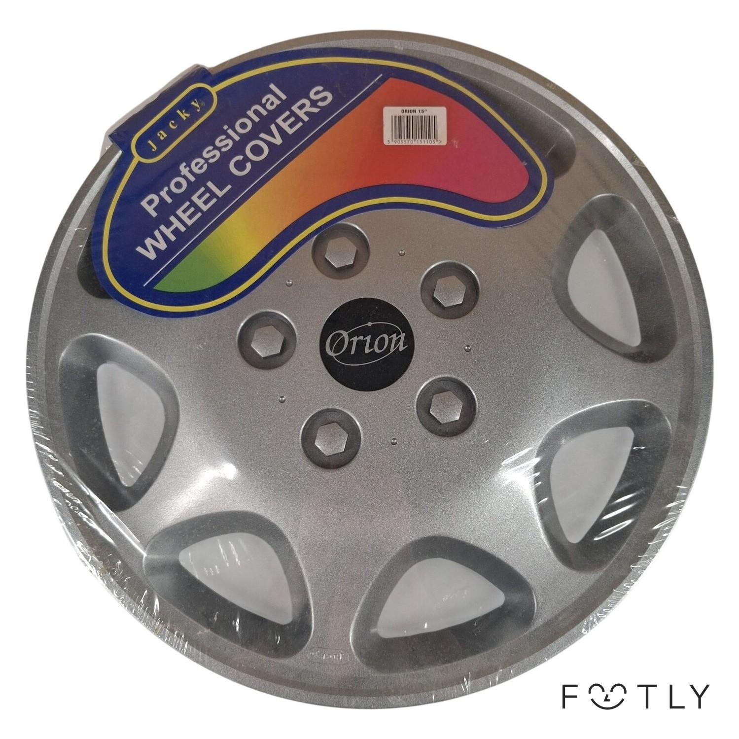 Jacky Orion 15" Navkapsel Silver Plast Hjulsida Wheel Cover ABS