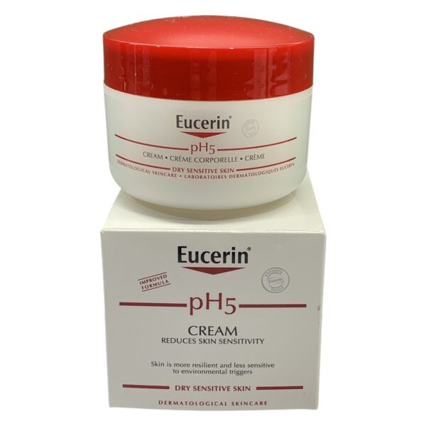 Eucerin pH5 Cream Torr Känslig Hud Ansiktskräm Dexpanthenol 350ml