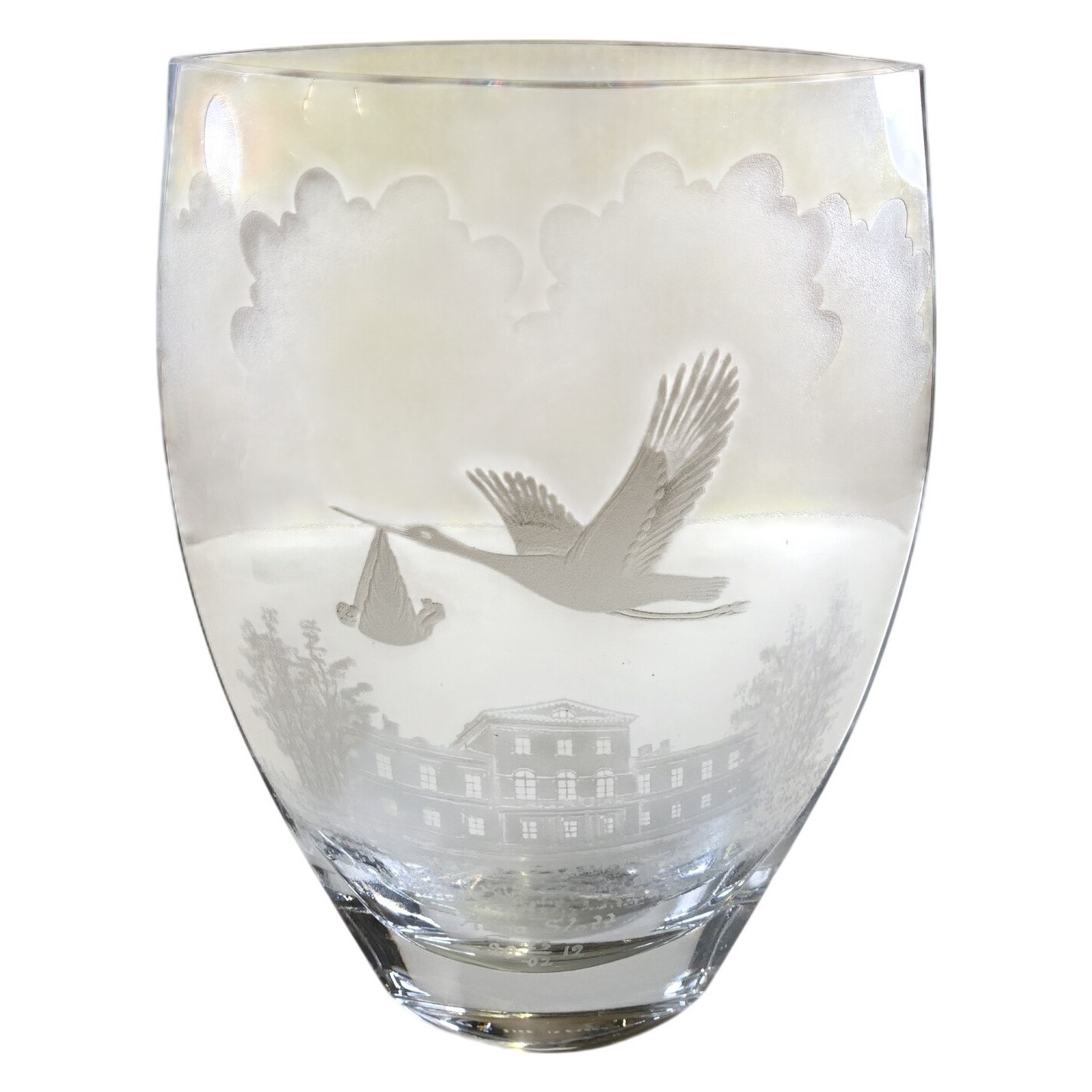 Kristall Vas L.Kocovski 2012 Ljupco Kocovski Hand Engraved Crystal Sweden