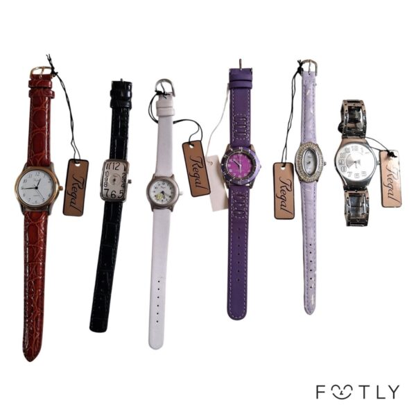 Klockpaket Armbandsur Dam Klocka Mixade Färger Quartz Klockor Paket Klocka