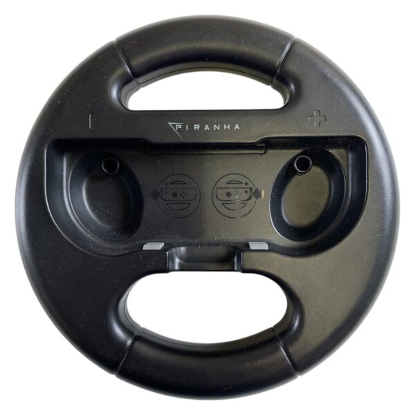 Piranha Switch Duo Wheel Pack Ratt Svart Plast Nintendo Tillbehör
