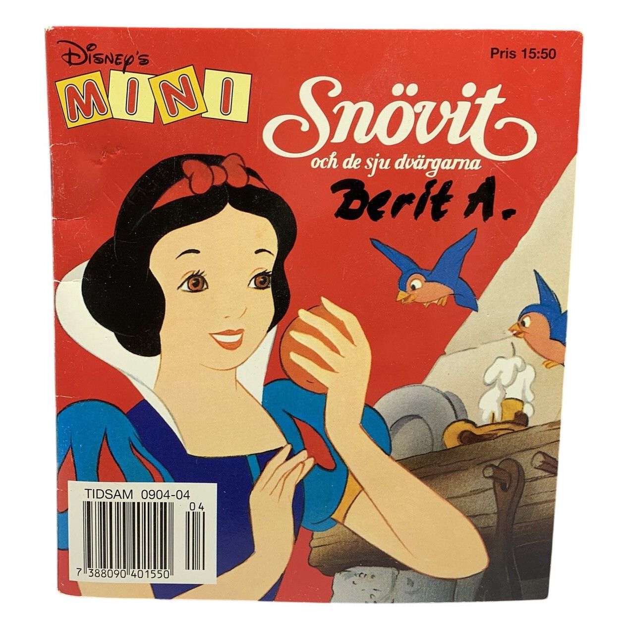 Disney Mini Snövit Och De Sju Dvärgarna Seriehäfte 1994 Svenska 90-tal