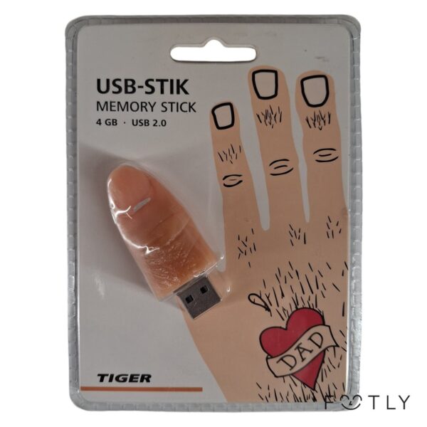 USB-minne i form av ett Finger USB-STIK 4GB USB 2.0 Minnessticka Memory Stick