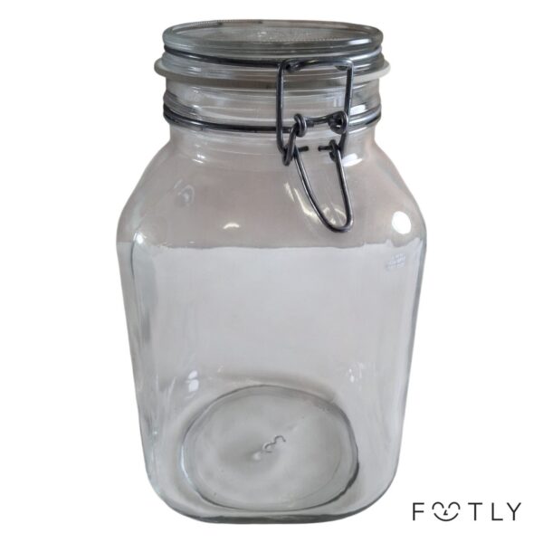 Bormioli Rocco Fido 3 Glasburk Glaslock Förvaring Made in Italy Konservburk