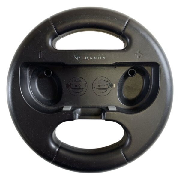 Piranha Switch Duo Wheel Pack Ratt Svart Plast Nintendo Tillbehör