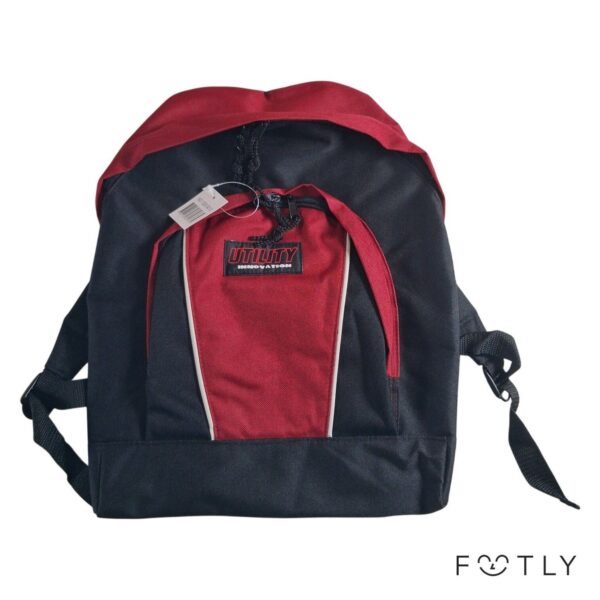 Utility Innovation Ryggsäck Röd Svart Polyester Flera Fack Skolväska Backpack