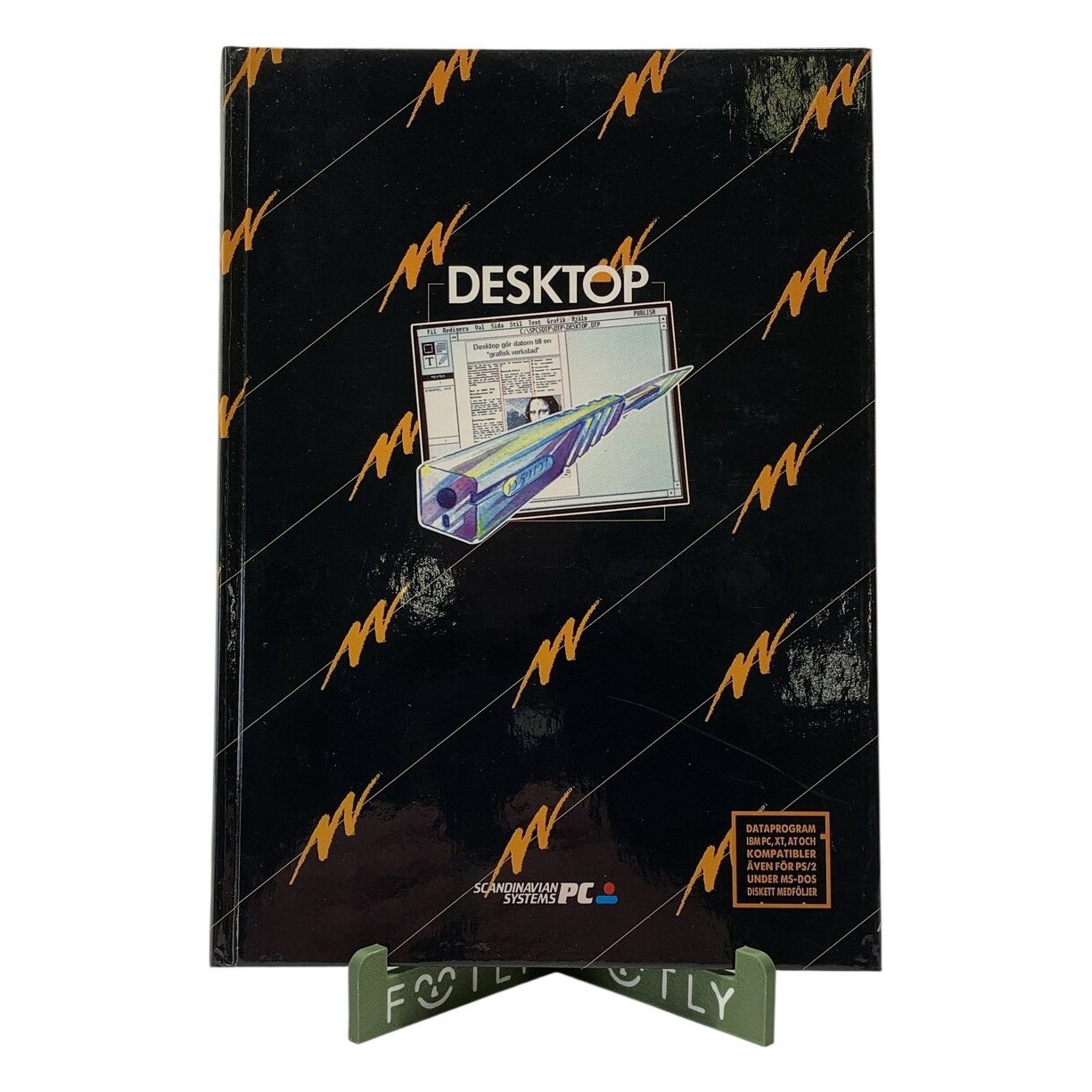 Scandinavian PC Systems Desktop Bok 1990 Layoutprogram Datorbok Retro