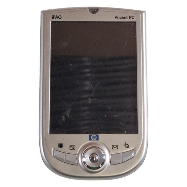 HP iPAQ Pocket PC Vintage Handdator Silver PDA Windows Mobile Touchskärm