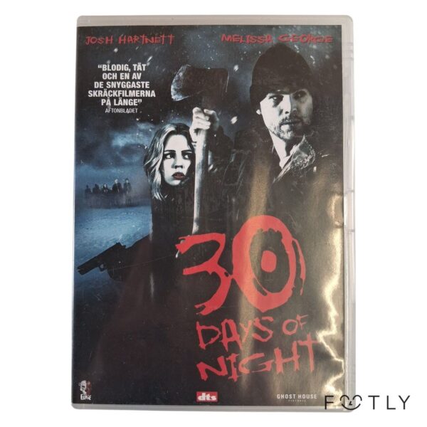 30 Days Of Night DVD Hyrfilm Skräckfilm 2007 Josh Hartnett Melissa George