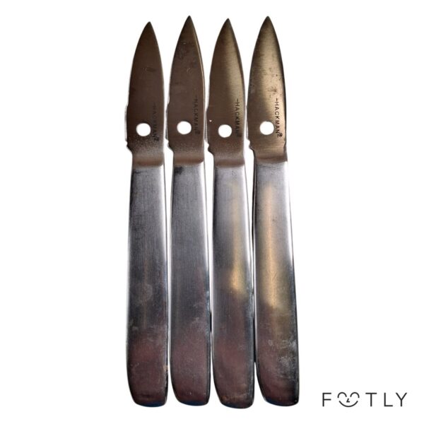 Hackman 4 st Knivar Rostfritt Stål Retro Smörkniv Kniv Finland Design