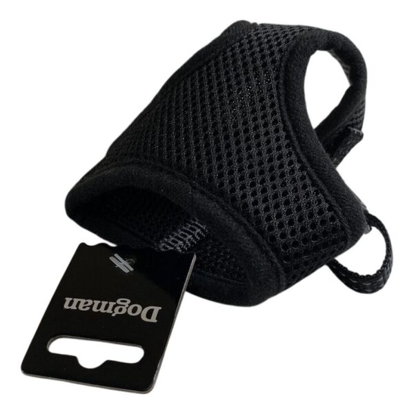 Dogman Meshsele Iris XS Sele Hund Svart Justerbar Mesh Hals 21 cm Bröst 29-35 cm