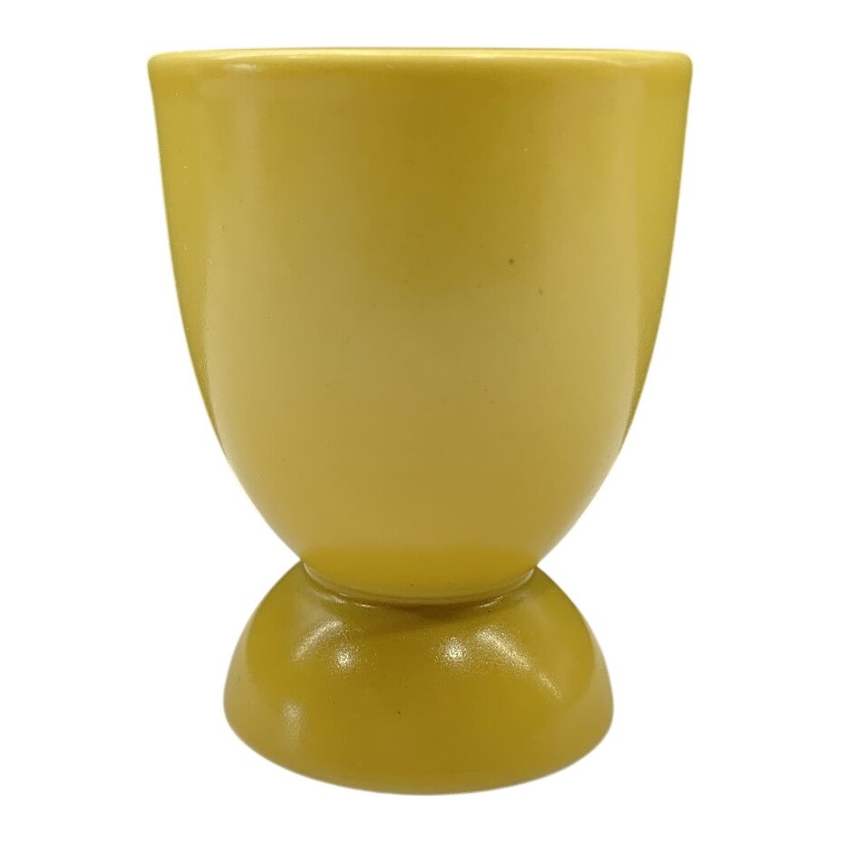 Höganäs Keramik Äggkopp Gul Keramik Retro Sverige Design Made in Sweden Vintage