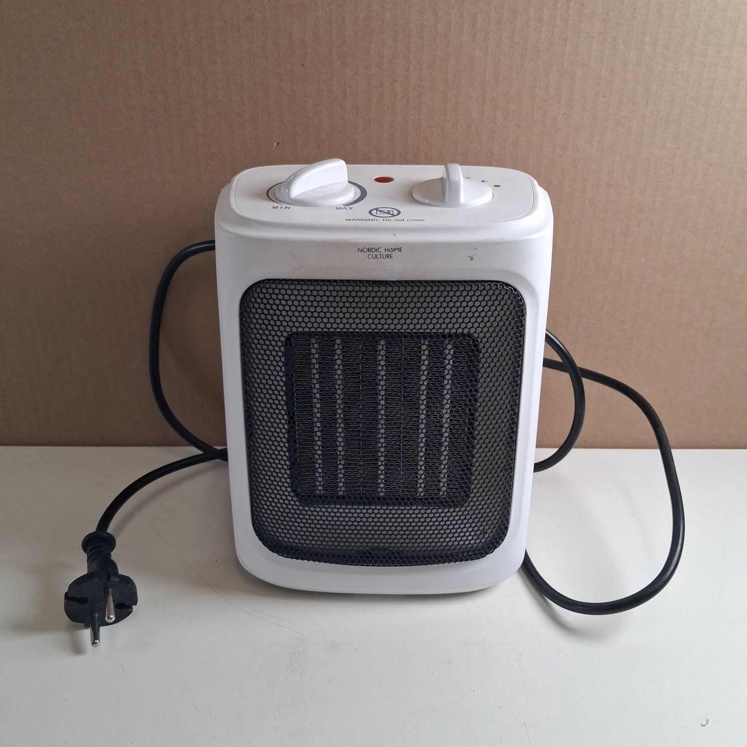 Nordic Home Culture HTR-502 Element 2000W Värmefläkt Vit Elektrisk Fläktvärmare