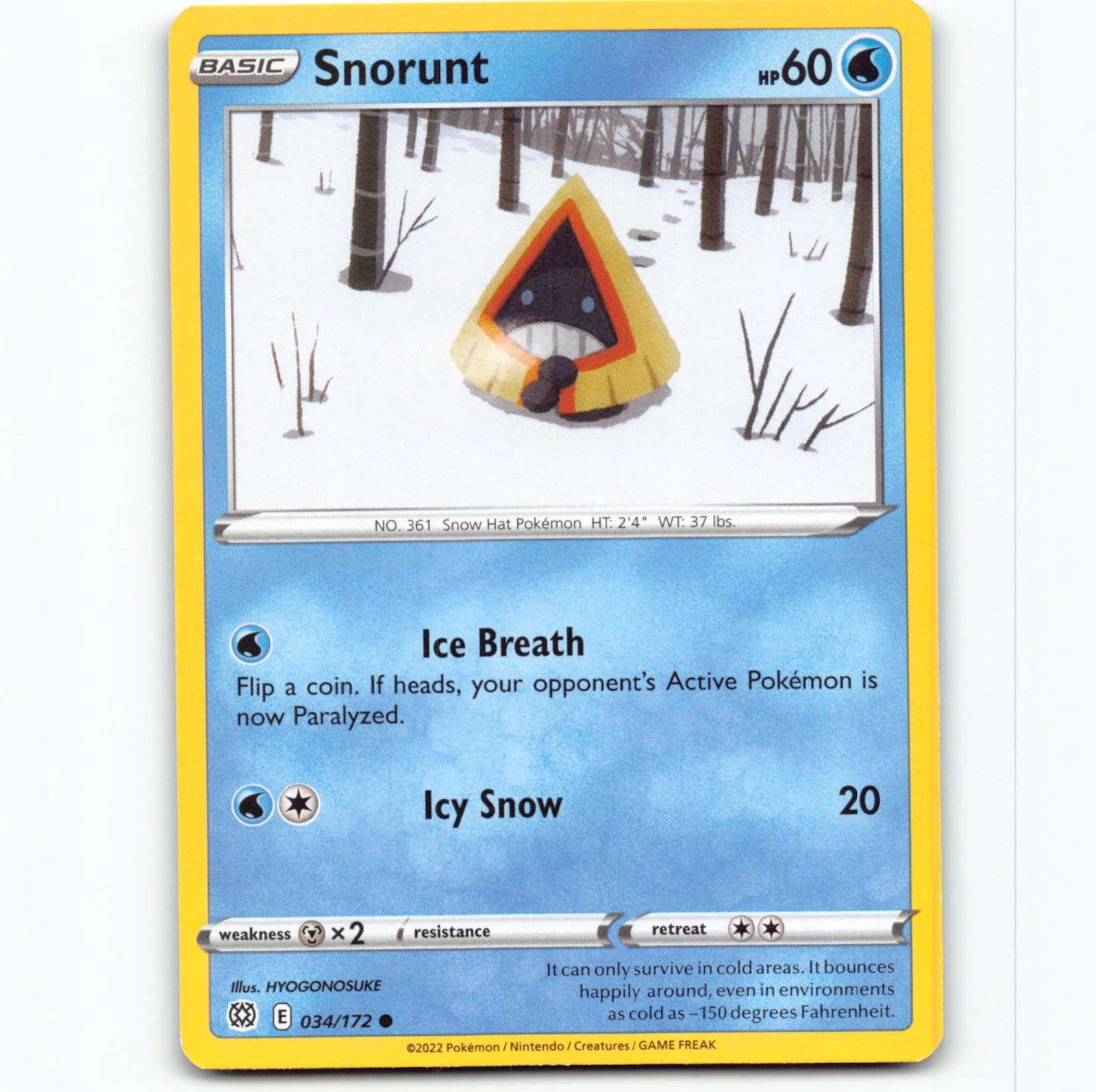 Pokémon Snorunt BRS EN 034/172 Pokemon Kort Brilliant Stars Sword & Shield