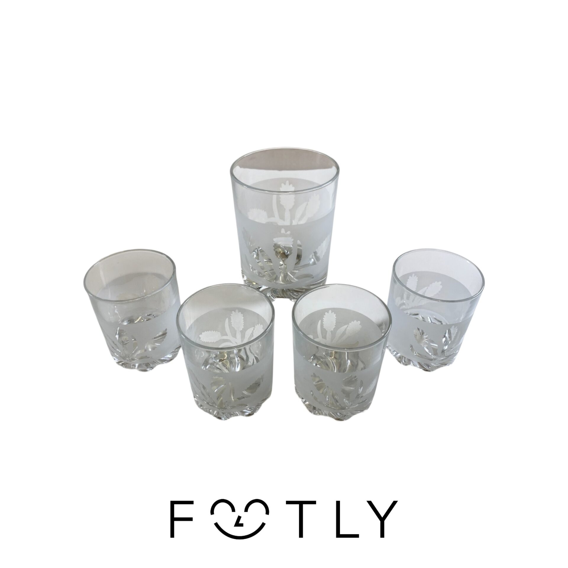 Deobor Ishink Whiskyglas Glas 5-delar Vintage Design Rerto