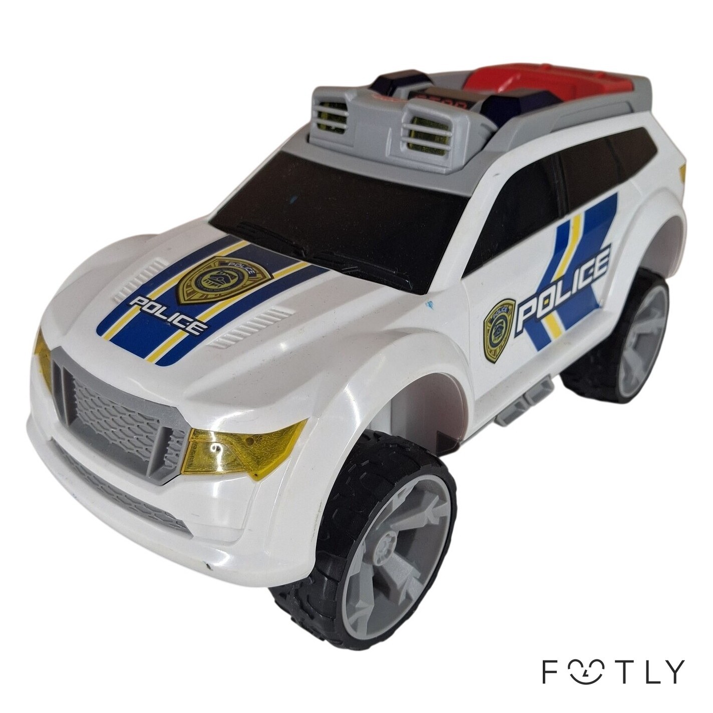 Dickie Toys DG100614 Polisbil Leksaksbil Vit Blå Plast Police Car Barn