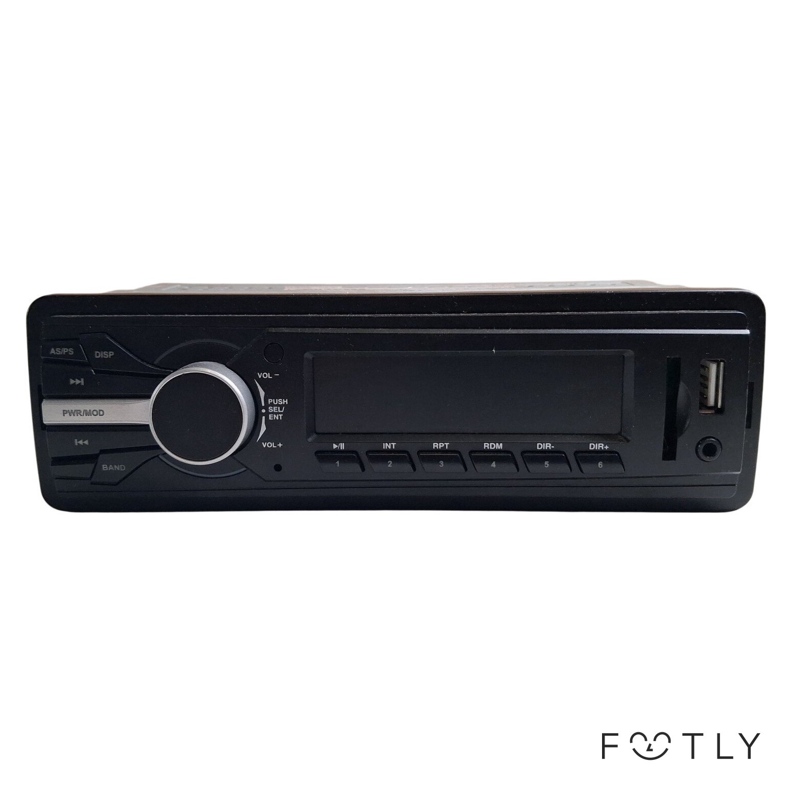Biltema 24-623 Bilstereo USB AUX FM Radio Svart Bilradio Stereo Bil