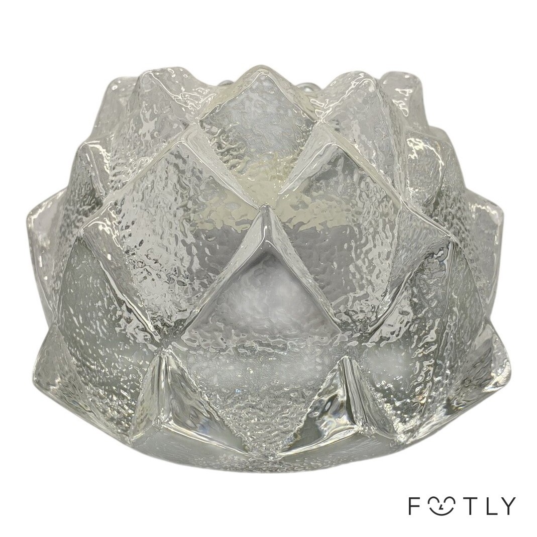 Orrefors Nimbus Ljuslykta Berit Johansson Kotte Firefly Artichoke Artglass