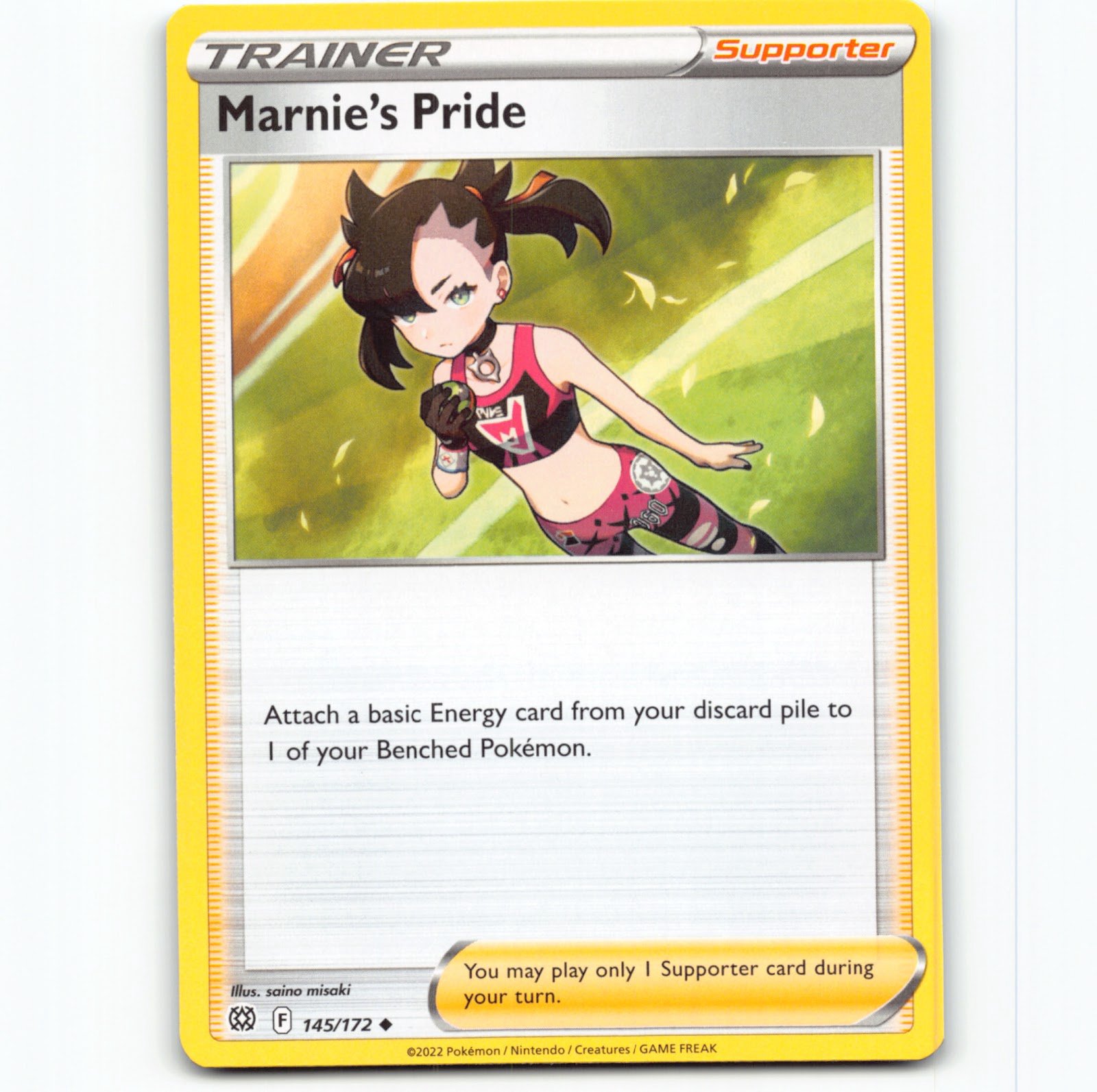 Pokémon Marnie's Pride BRS EN 145/172 Pokemon Kort Brilliant Stars Sword & Shield