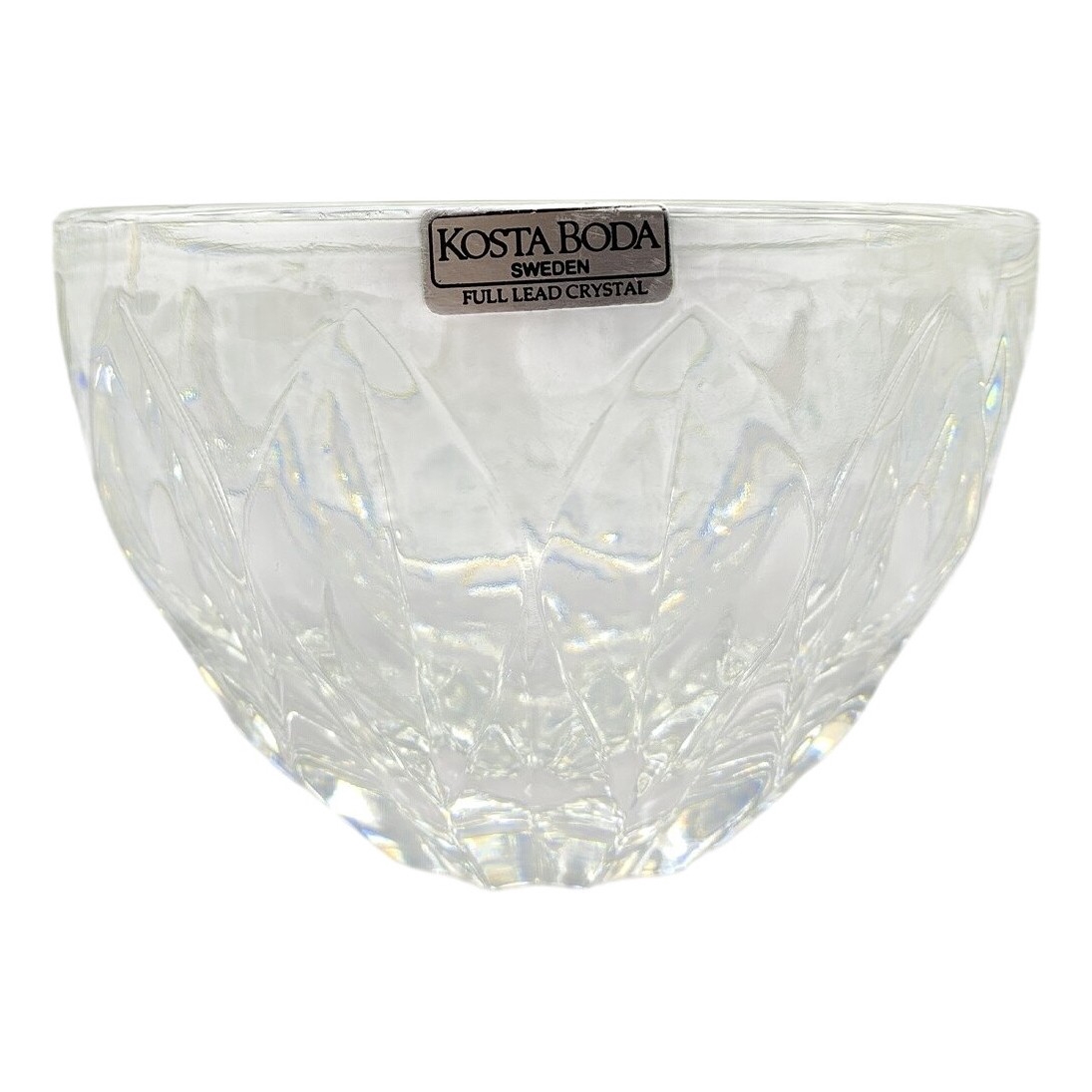 Kosta Boda Skål Opus Rolf Sinnemark Kristall Glas Crystal Skandinavisk Design
