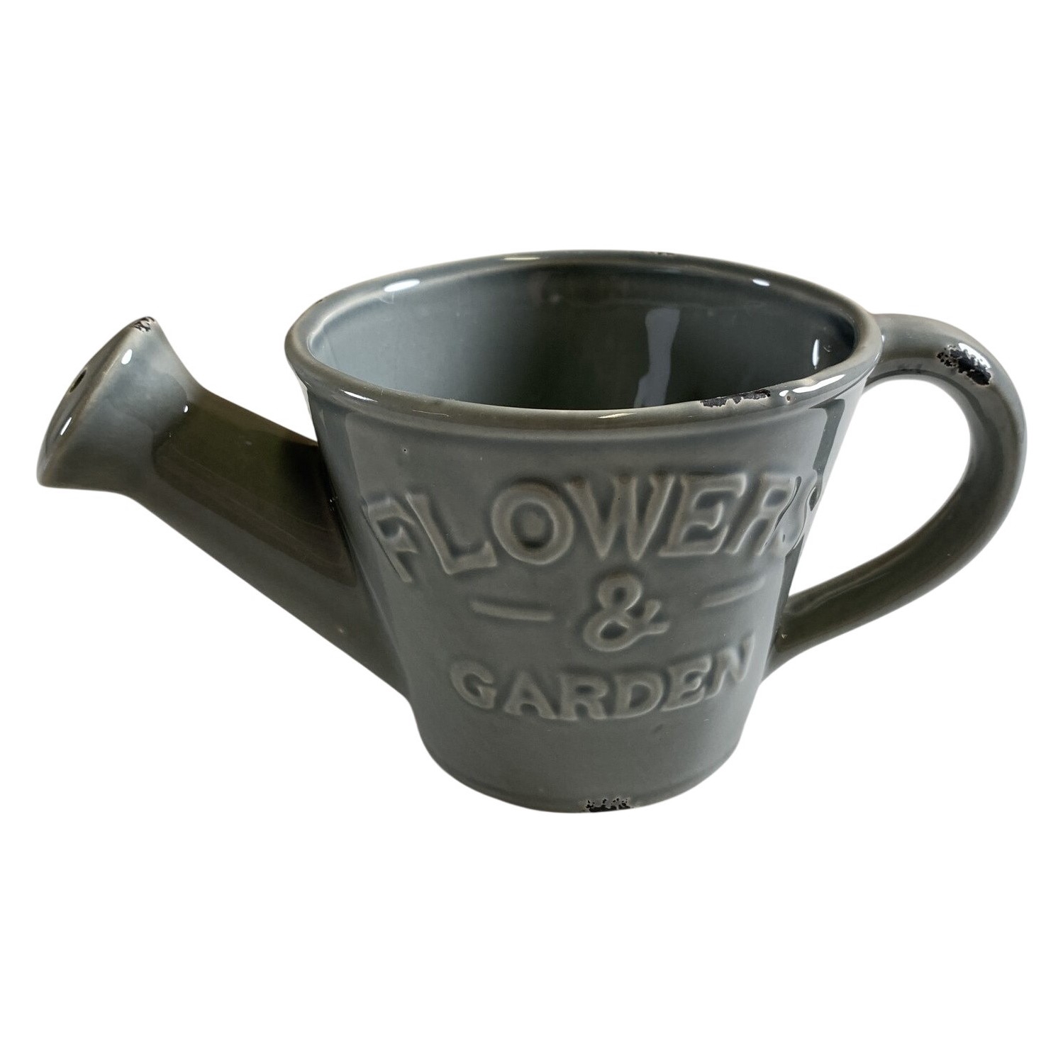 Vattenkanna Kruka Keramik Grå Flowers & Garden Blomkruka Dekor