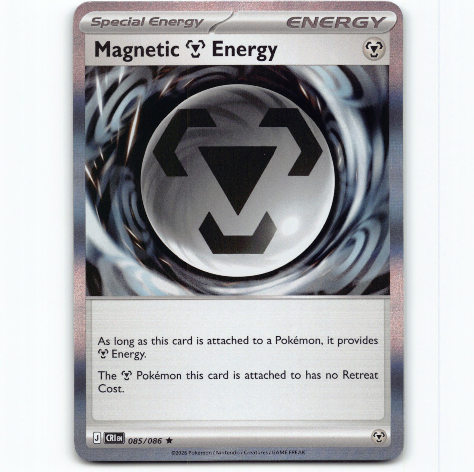Pokémon Magnetic M Energy CRI EN 085/086 Pokemon Kort Chaos Rising Mega Evolution