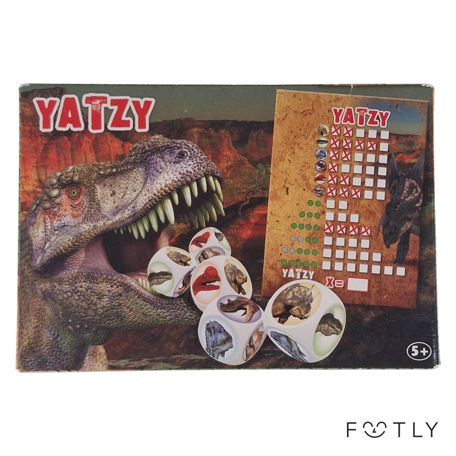 Yatzy Dinosaurier Barnspel Tärningsspel 5+ Familjespel Brädspel Svenska Egmont