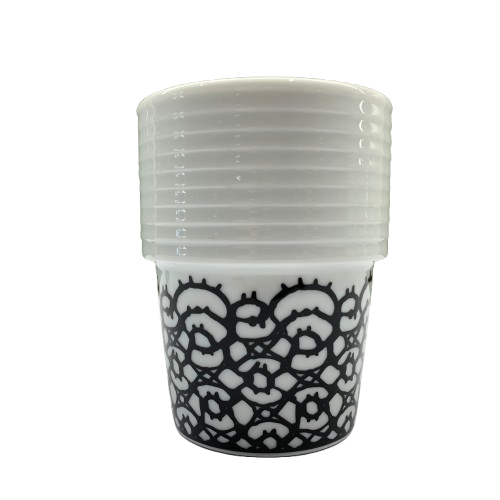 Rörstrand Filippa K Spets (Lace) Mugg Svart/Vit Design